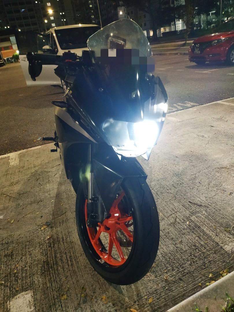ktm rc 200 headlight cover