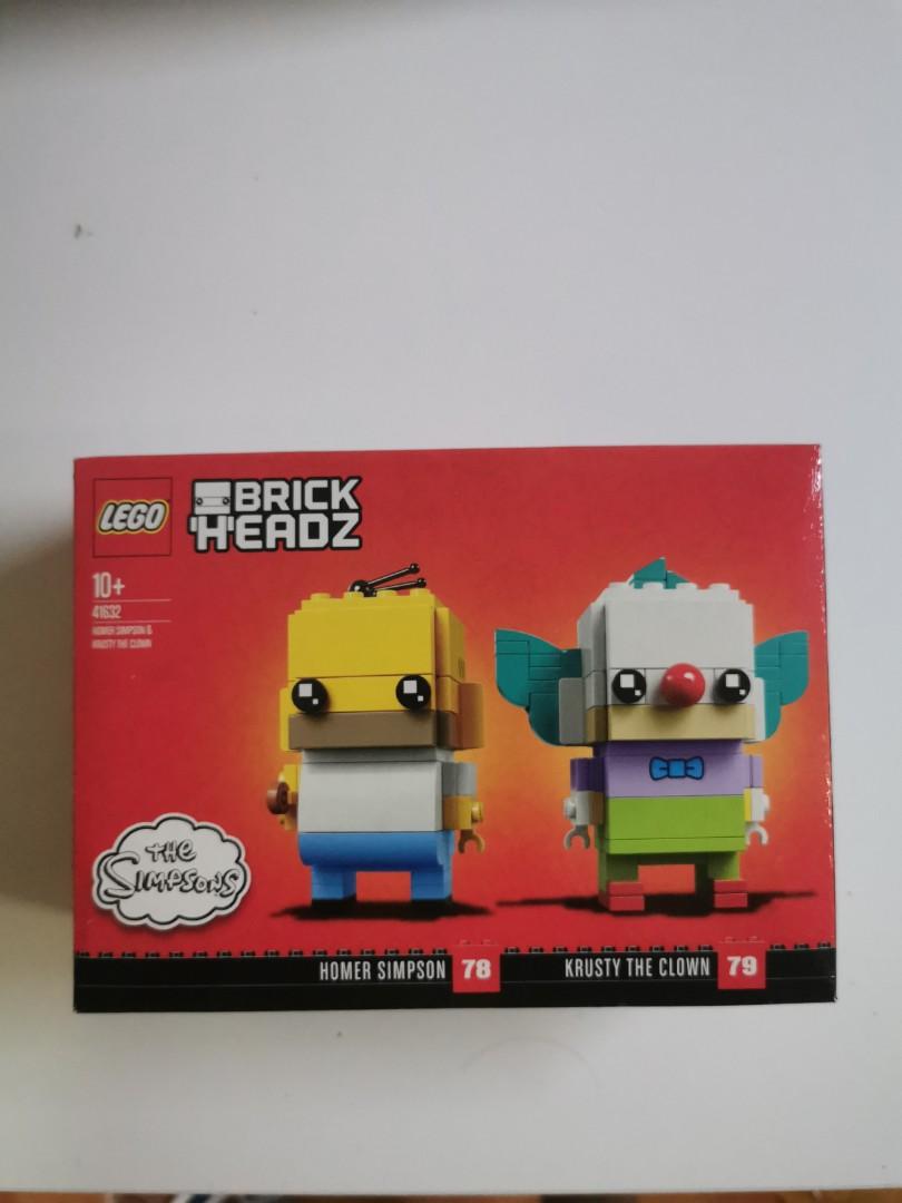 Lego Brickheadz 41632 Homer Simpson And Kristy The Clown Toys