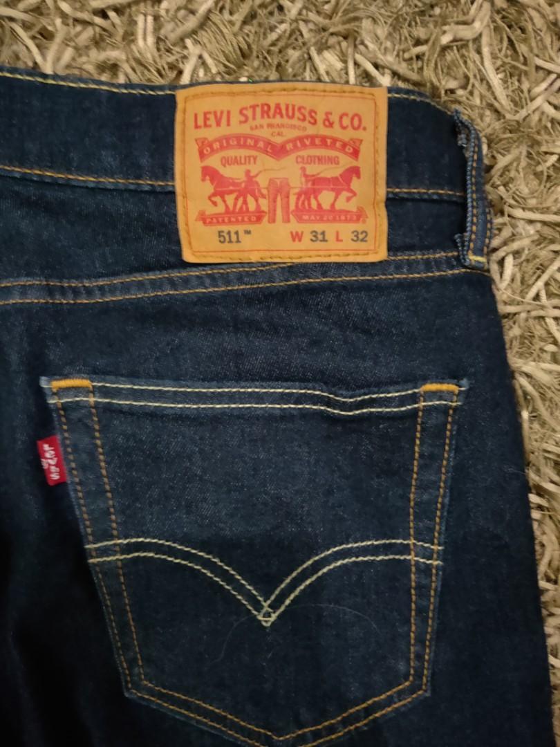 Levi's Jeans 511 size W 31 L 32, Women's Fashion, Bottoms, Jeans & Leggings  on Carousell