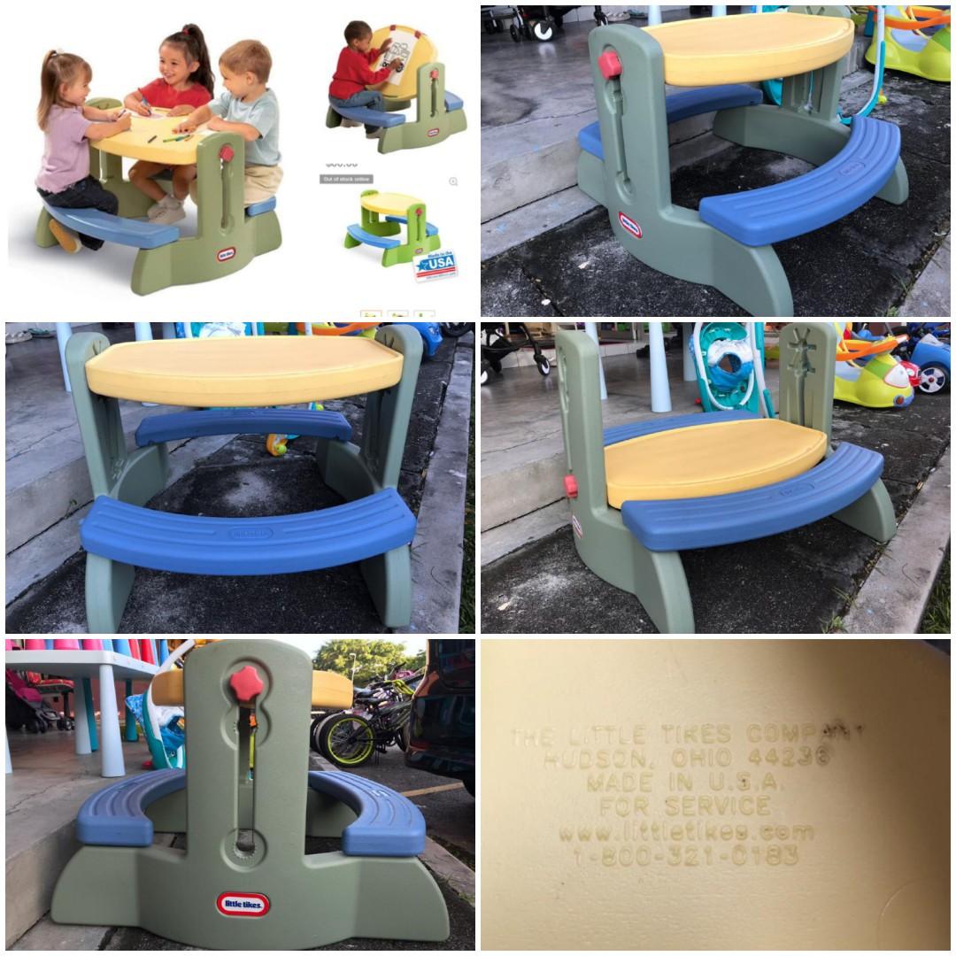 Little tikes adjust and draw table outlet