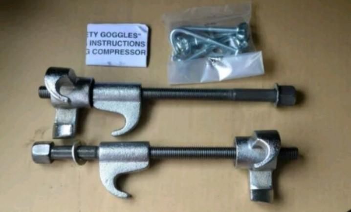 Lota Shock Absorber Coil Compressor (Category: Car Parts & Accessories) located in Manila. Submitted by raineshop77 (Listing ID 236273887, Image 2). Description: Heavy Duty Strut Coil Spring Compressor Made in Taiwan Highest Quality (Not cheap welded china) LOTA BRAND l and installation of auto and truck coil spring and struts. Strong steel jaws High Quality Standard Ideal for removarely hooks into coil Heat treated screw SMS 09154249914.