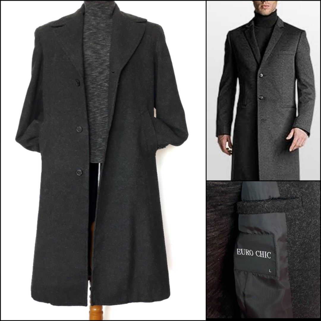 long woolen coat for men
