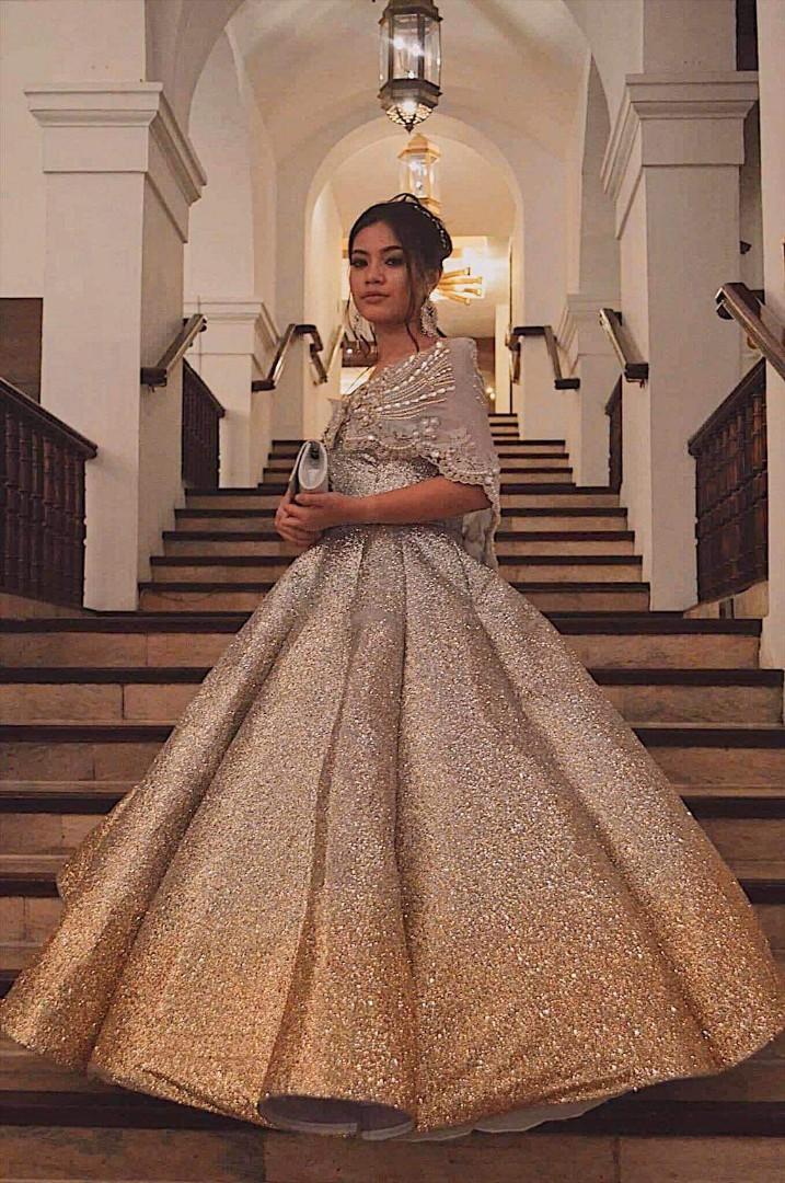 Modern Filipiniana gown for rent Women s Fashion Dresses Sets