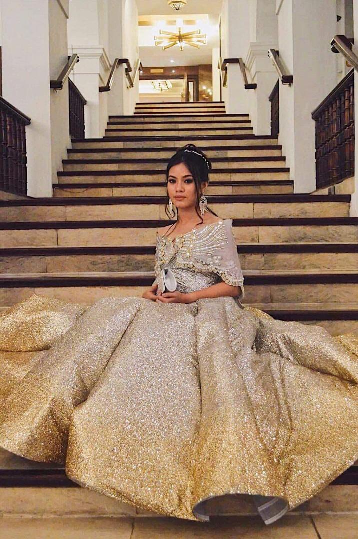 Filipiniana ball gown for on sale rent