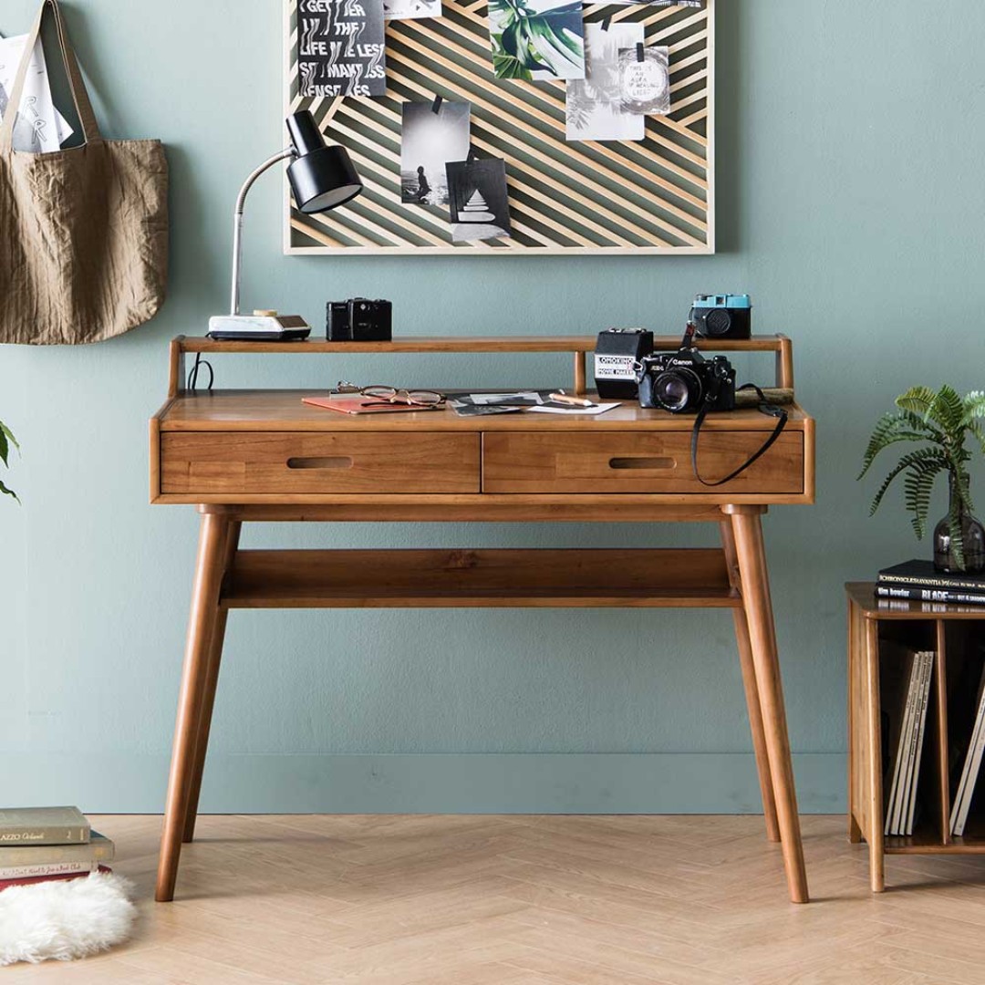 New Retro Desk Console Study Table Furniture Home Living