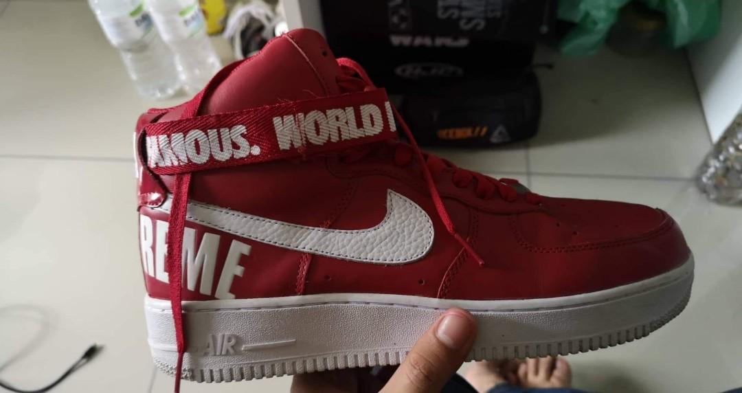 nike air force 1 x supreme fake