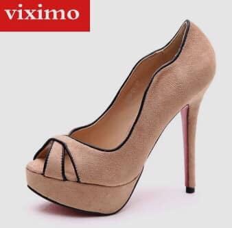 platform peep toe pumps