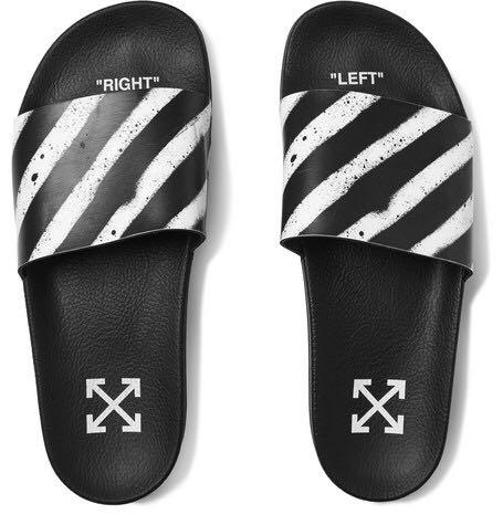 off white spray slides