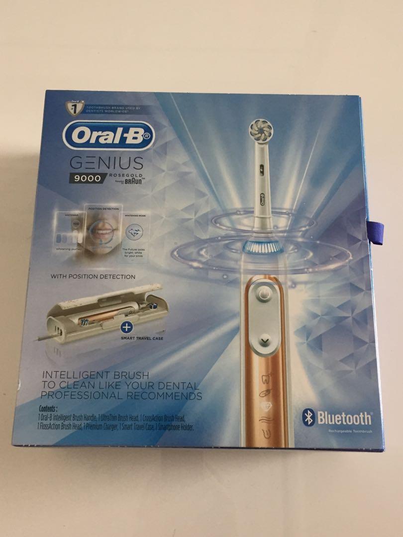 Oral B Genius 9000 Electric Toothbrush Rose Gold Limited Edition Health Beauty Bath Body On Carousell
