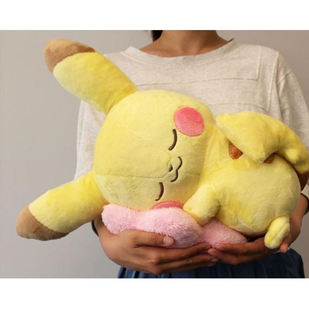 pikachu sleep plush