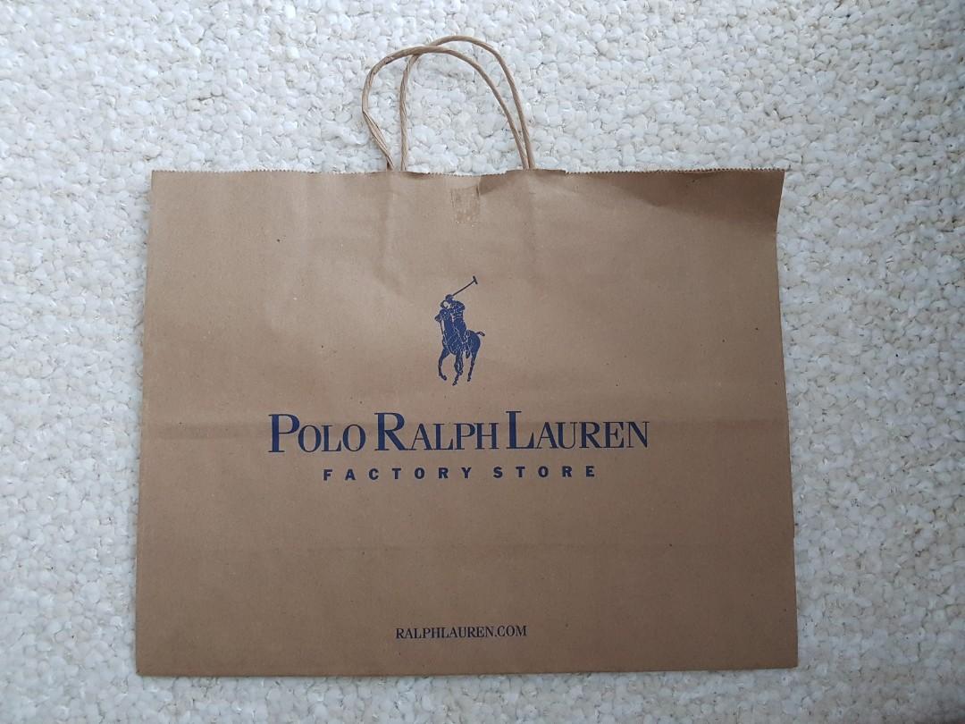 Polo Ralph Lauren Paper Bag, Everything Else On Carousell