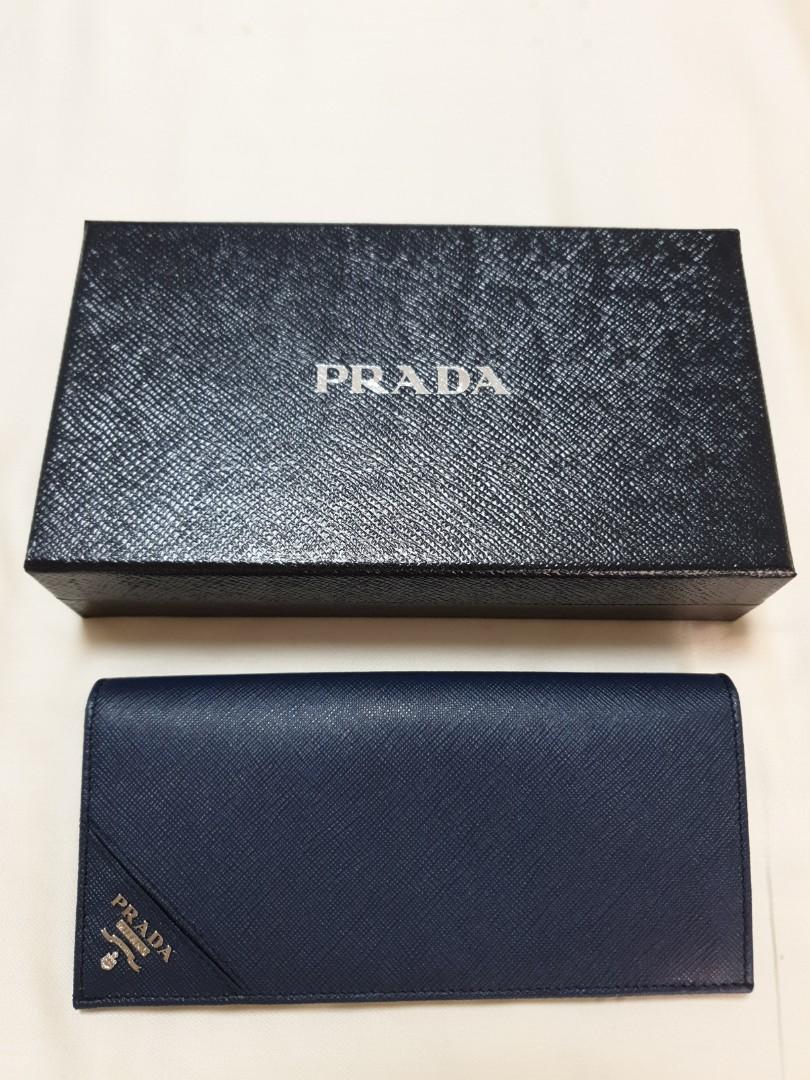 Prada Long Wallet, Luxury, Bags & Wallets, Wallets on Carousell