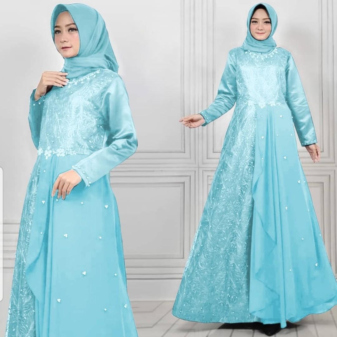 strapless open back dress Elegant Long Sleeve Wedding Dress Muslim Dress 2020 Simple White Vinta –  Ame_handmadesg main image 0