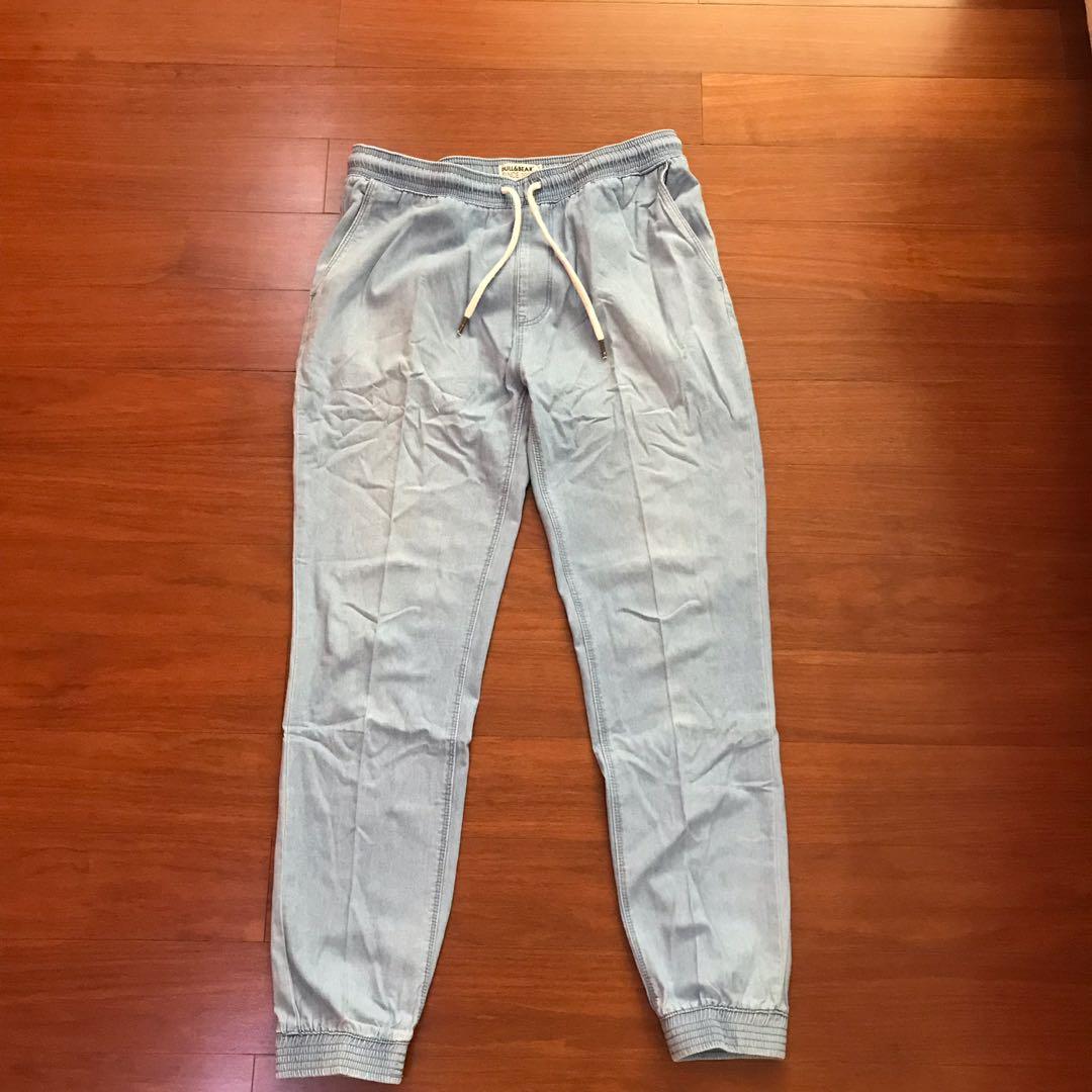 Pull Bear Men Jogger Jeans Fesyen Wanita Pakaian Wanita Bawahan Di Carousell