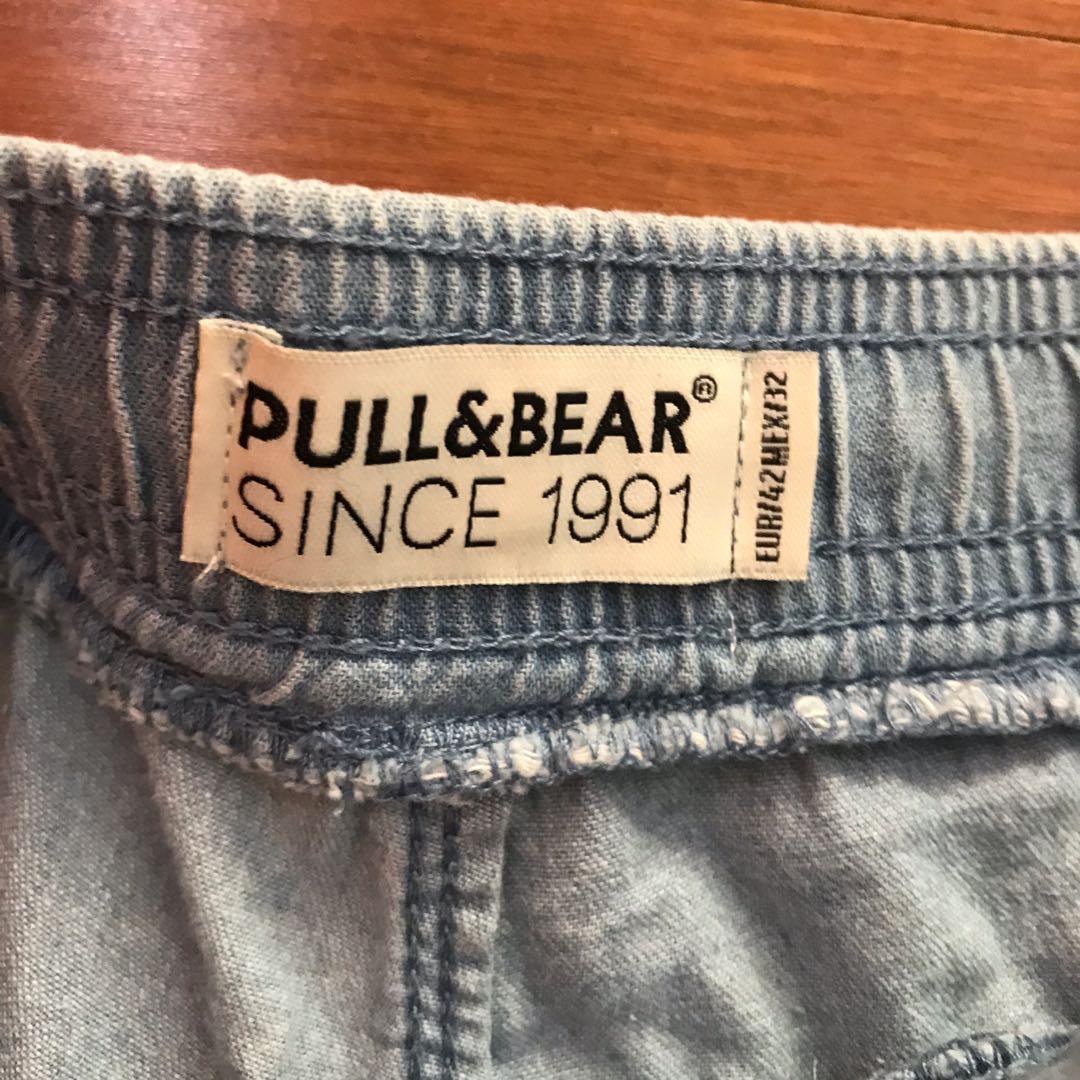 Pull Bear Men Jogger Jeans Fesyen Wanita Pakaian Wanita Bawahan Di Carousell