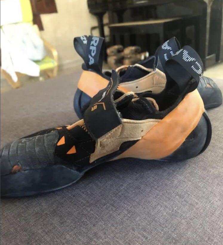 SCARPA INSTINCT VSR SIZE 39 (used) (Category: Sports Equipment - Others) located in Melbourne. Submitted by keysersouze (Listing ID 236218824, Image 3). Description: Used scarpa instinct for sale Condition 8/10 Selling because I realised I bought it too small Thank you!.