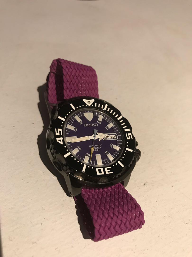 Seiko purple monster outlet