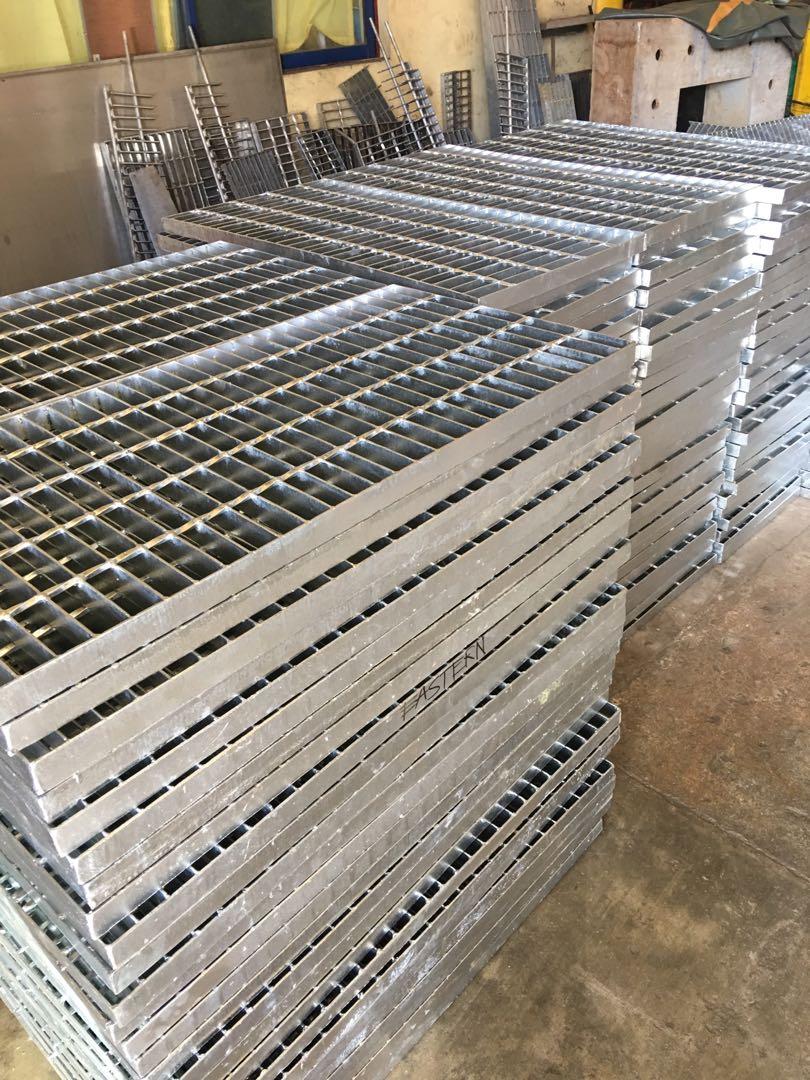 Steel Gratings (Category: Soil & Fertilisers) located in Marikina City. Submitted by tomypac (Listing ID 236175987, Image 3). Description: AMPAC Steel Gratings, Catwalks, trenches, platform, steel stair treads. for the mining, cement, power and construction industries. ASTM 36 Material as per clients size and specification can be hot dip galvanized, painted and electro plated . SS304 for the food industry..