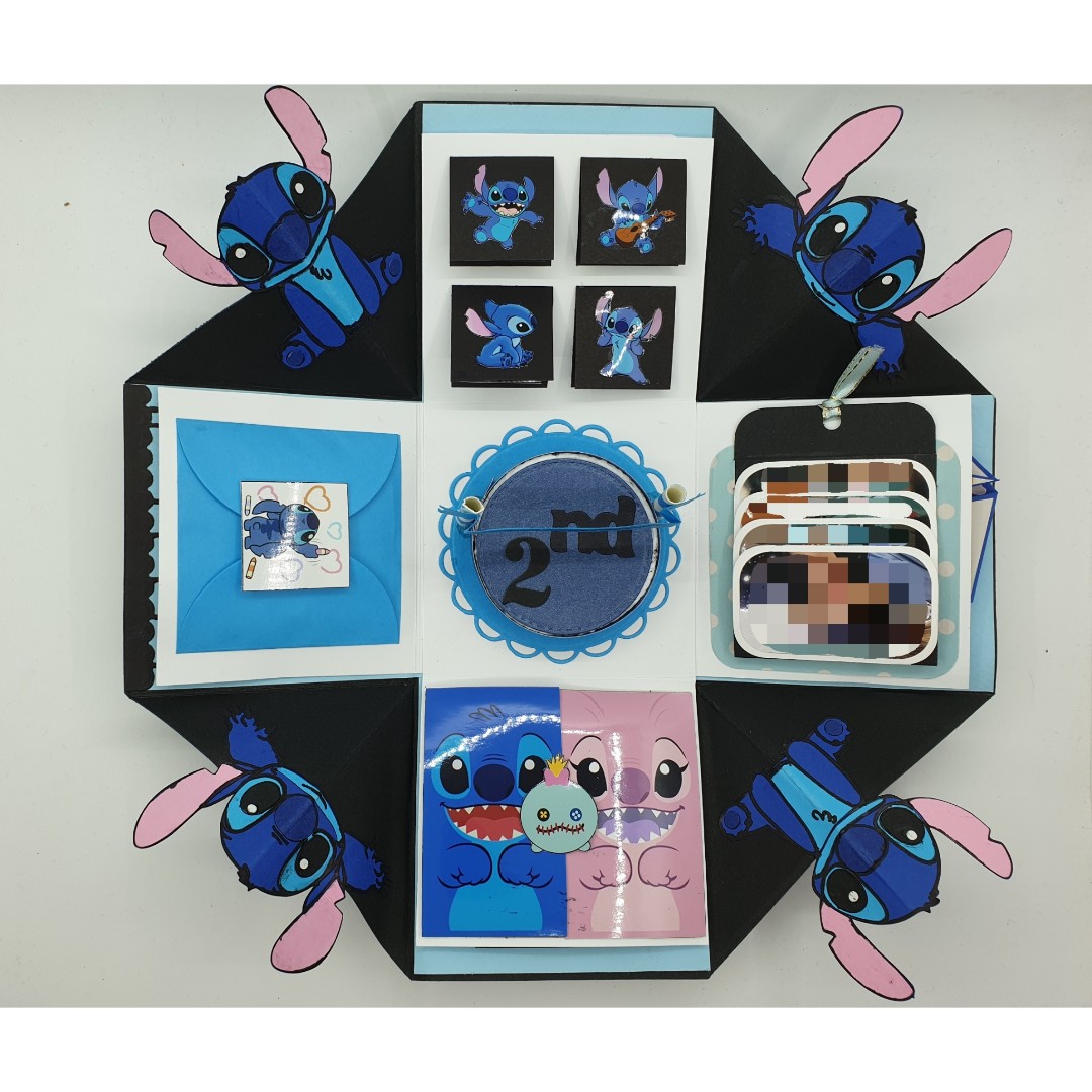 Stitch Explosion Box - Gift Box, Design & Craft, Others on Carousell