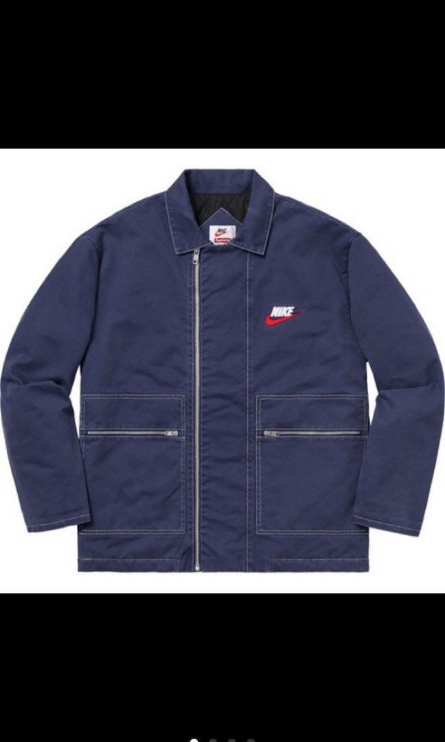 Supreme Nike double zip work jacket, 他的時尚, 外套及戶外衣服在