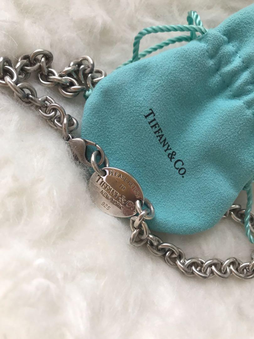 Tiffany \u0026 Co. “Dog Tag” Choker Necklace 