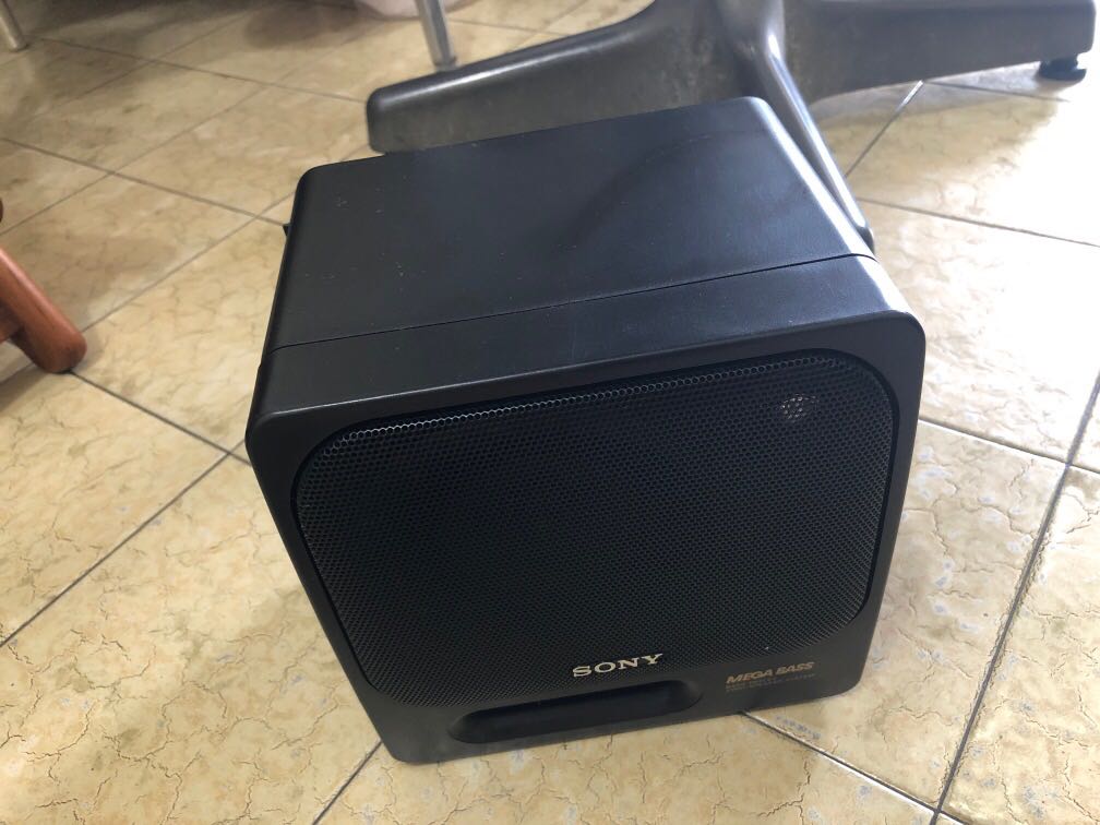 Sony bass reflex 2 way best sale speaker system