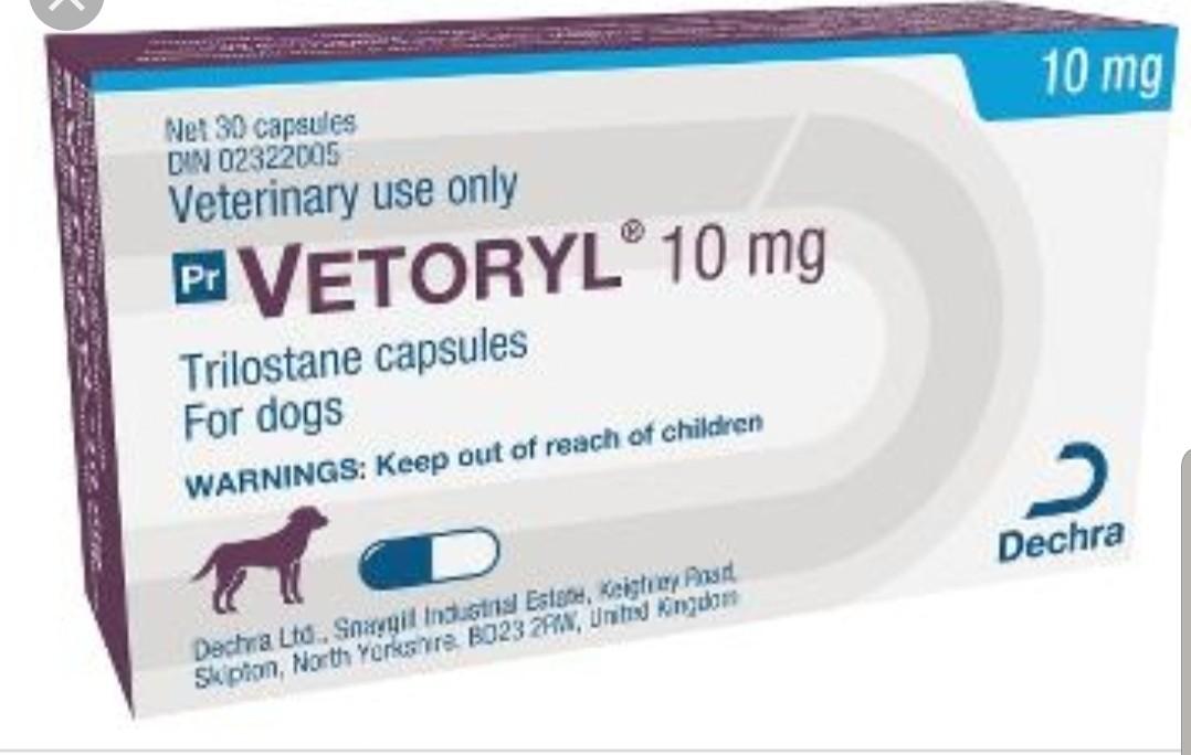 Vetoryl 10mg For Dog Cushing Disease Pet Supplies For Dogs Health Grooming On Carousell