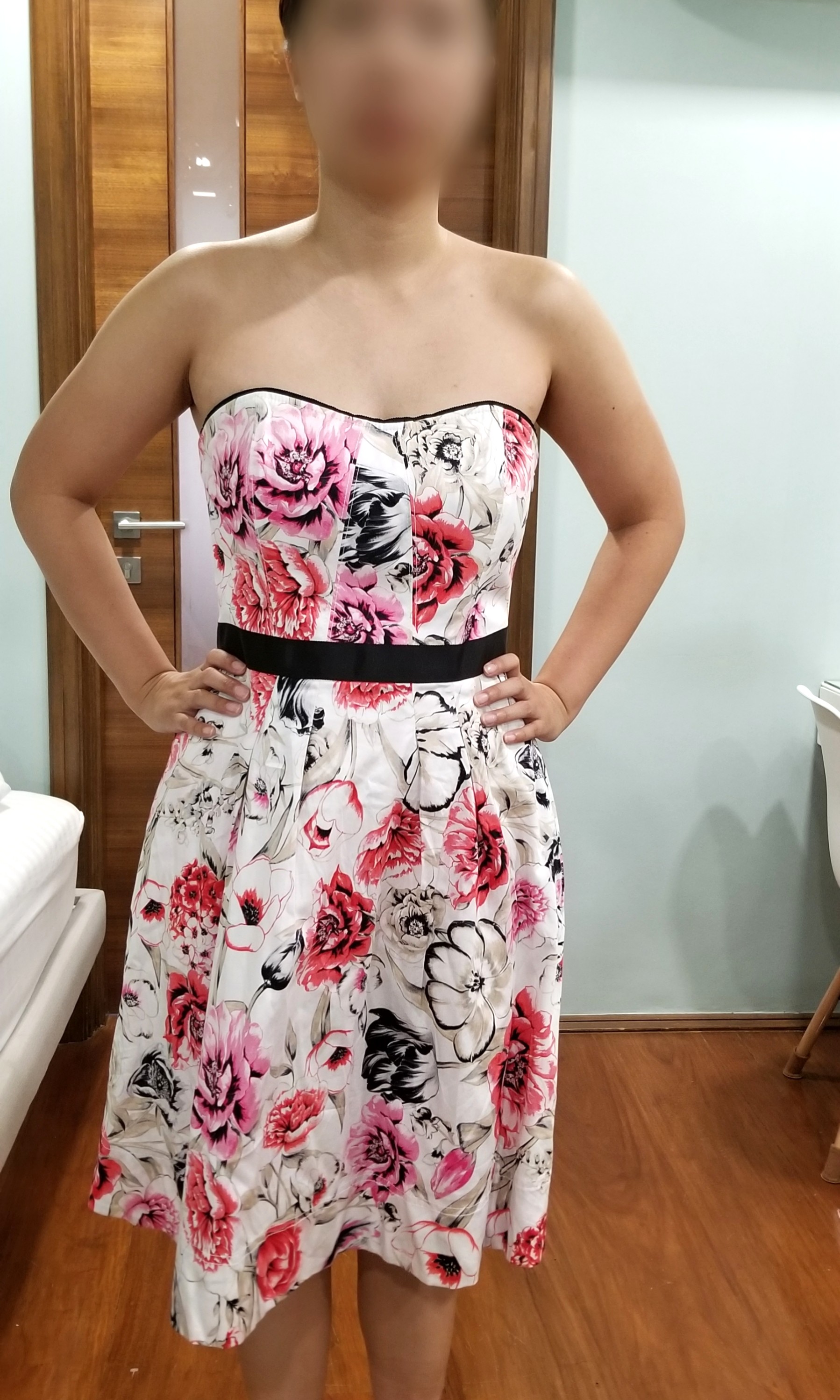 floral tube dress