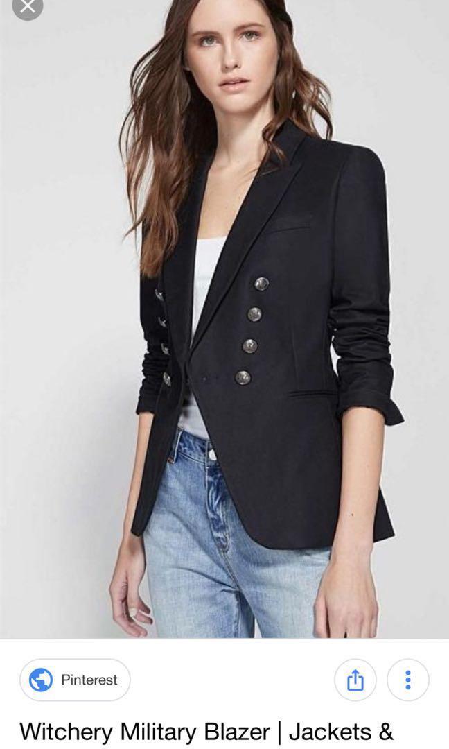 Witchery blue blazer Clearance