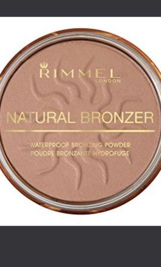 Restocks Arriving on 🔟July in limited quantities: Reserve Rimmel Natural Bronzer in Sunbronze from 🇺🇸