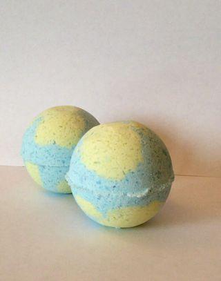 eucalyptus lemon fizz bath bomb fizzy bath ball bath bomb bubble bath soak