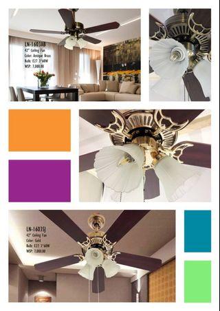42" Ceiling Fan with Lights (New Arrival)