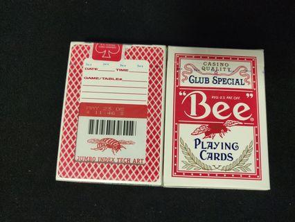 Ohio Bee Playing Cards. Jumbo Index Tech Art. Red Seal