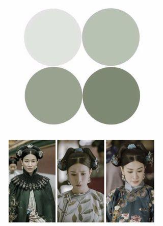 莫蘭迪色 古風 大毛球 鈴鐺 造型頭飾