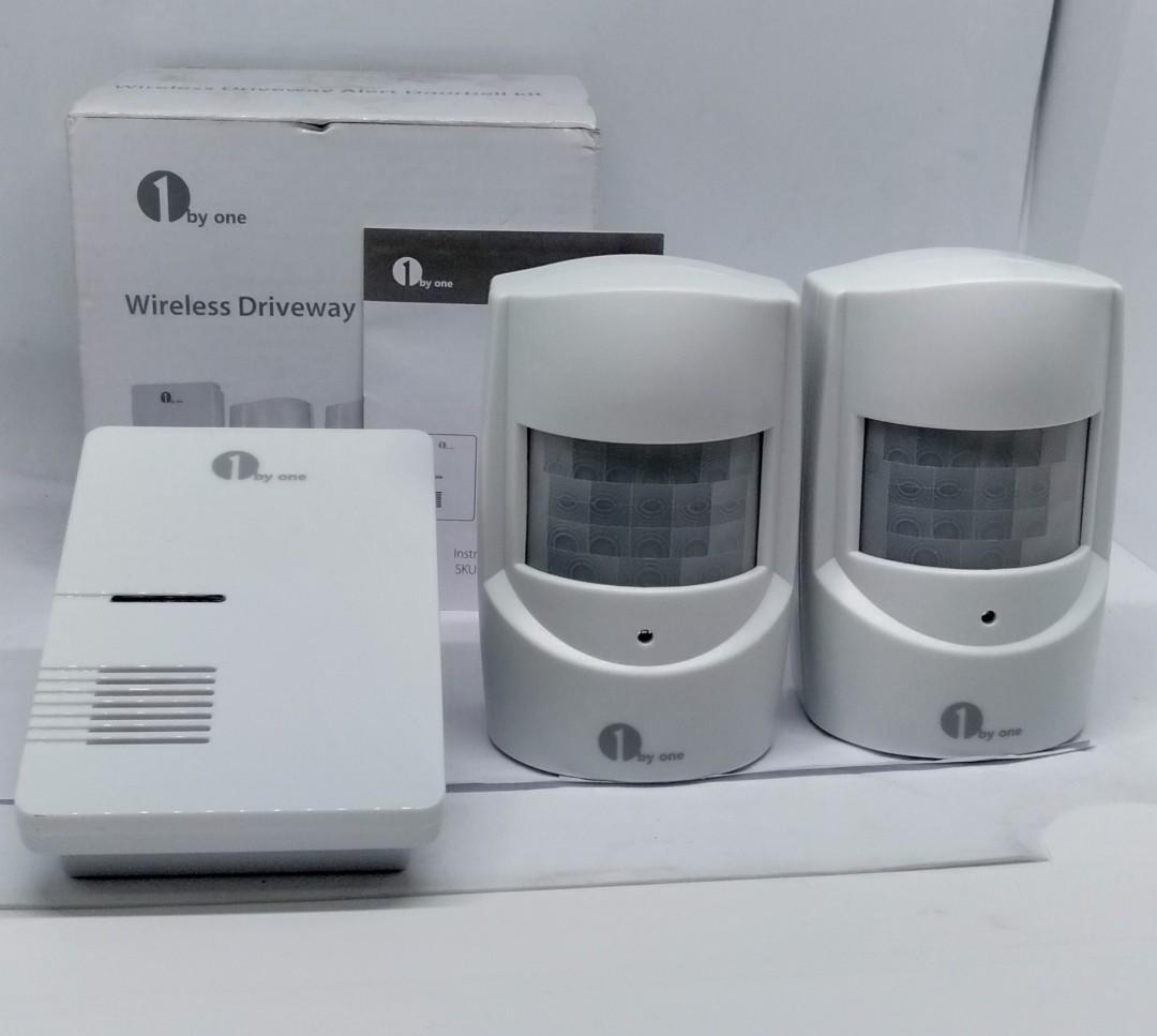 wireless driveway alert doorbell kit