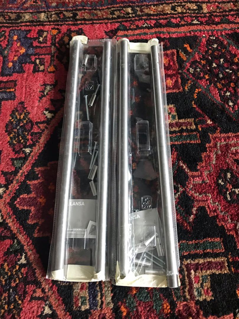 4 Pieces Of Long Stainless Steel Drawer Cabinet Handles Furniture
