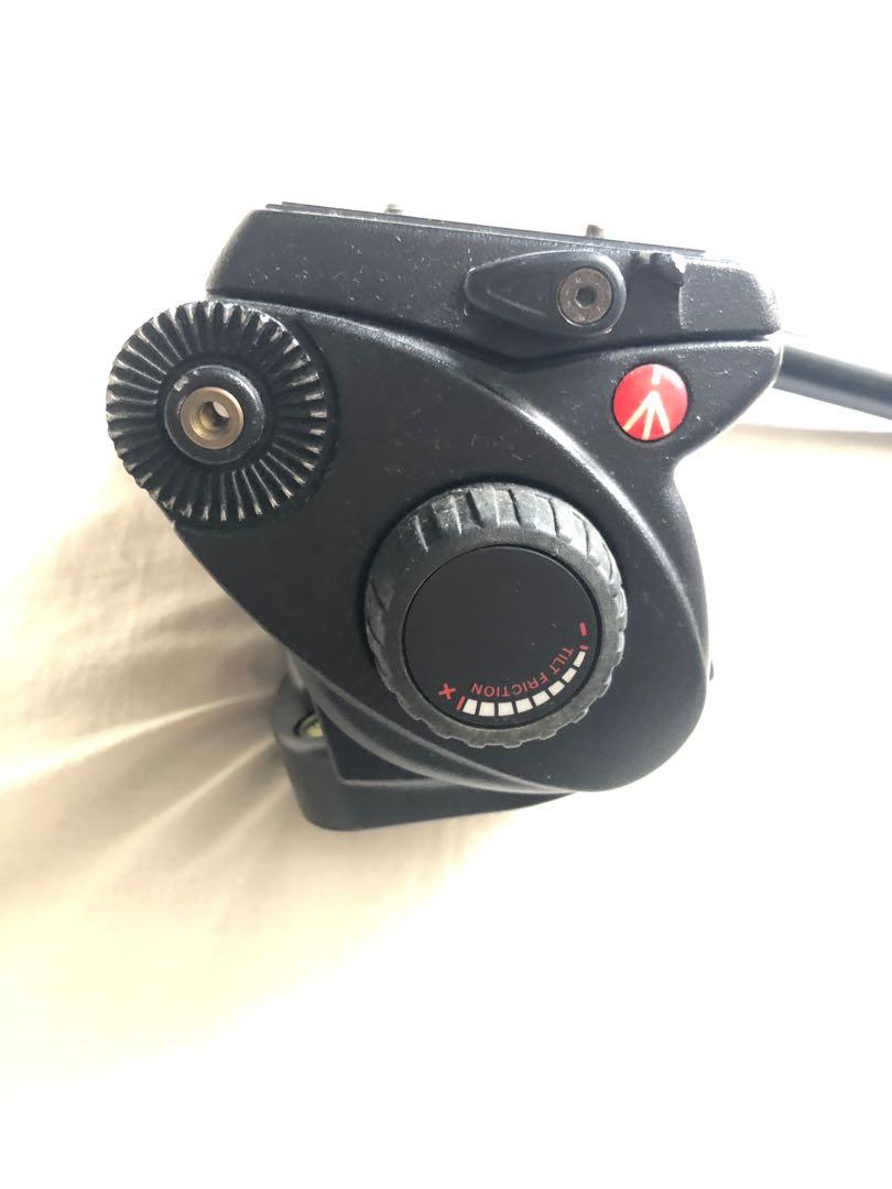 501 Manfrotto Fluid Head, Photography, Video Cameras on Carousell