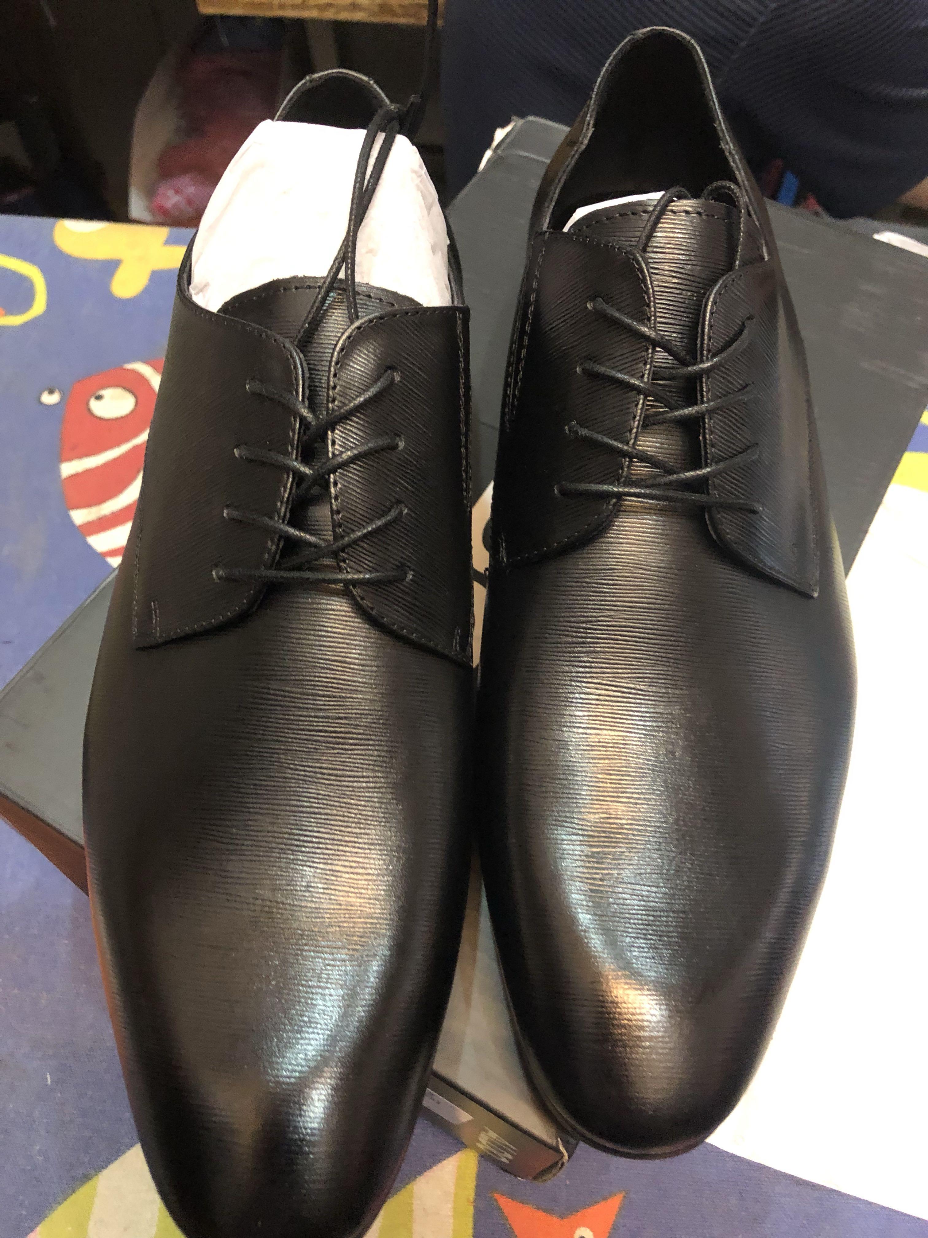 aldo mens black dress shoes