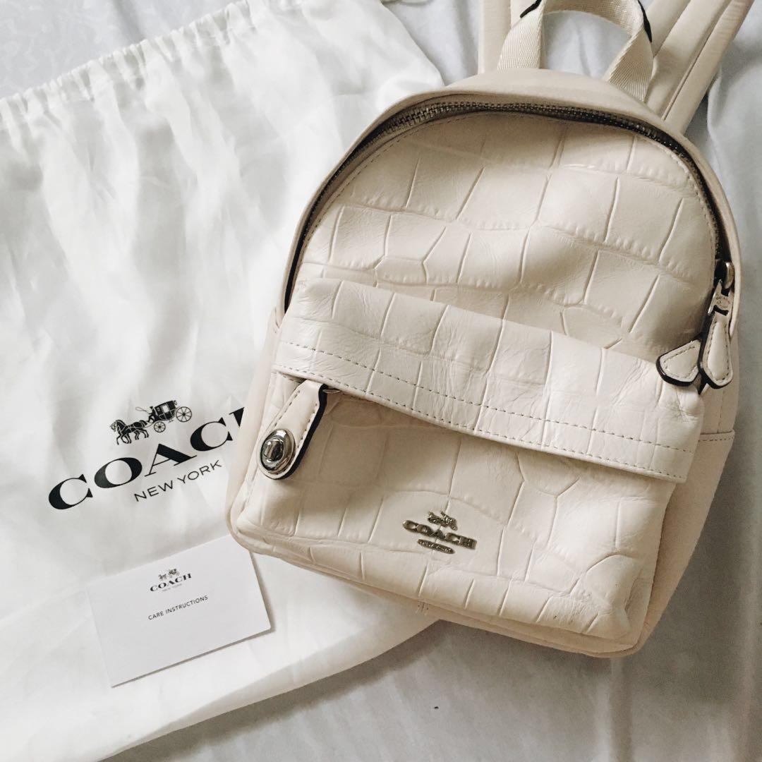 coach mini campus backpack