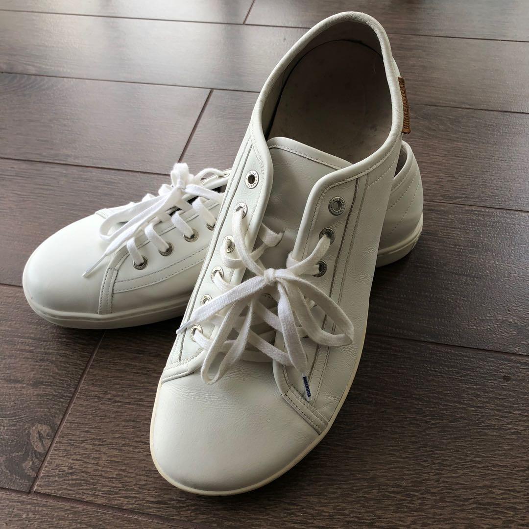 birkenstock white sneakers
