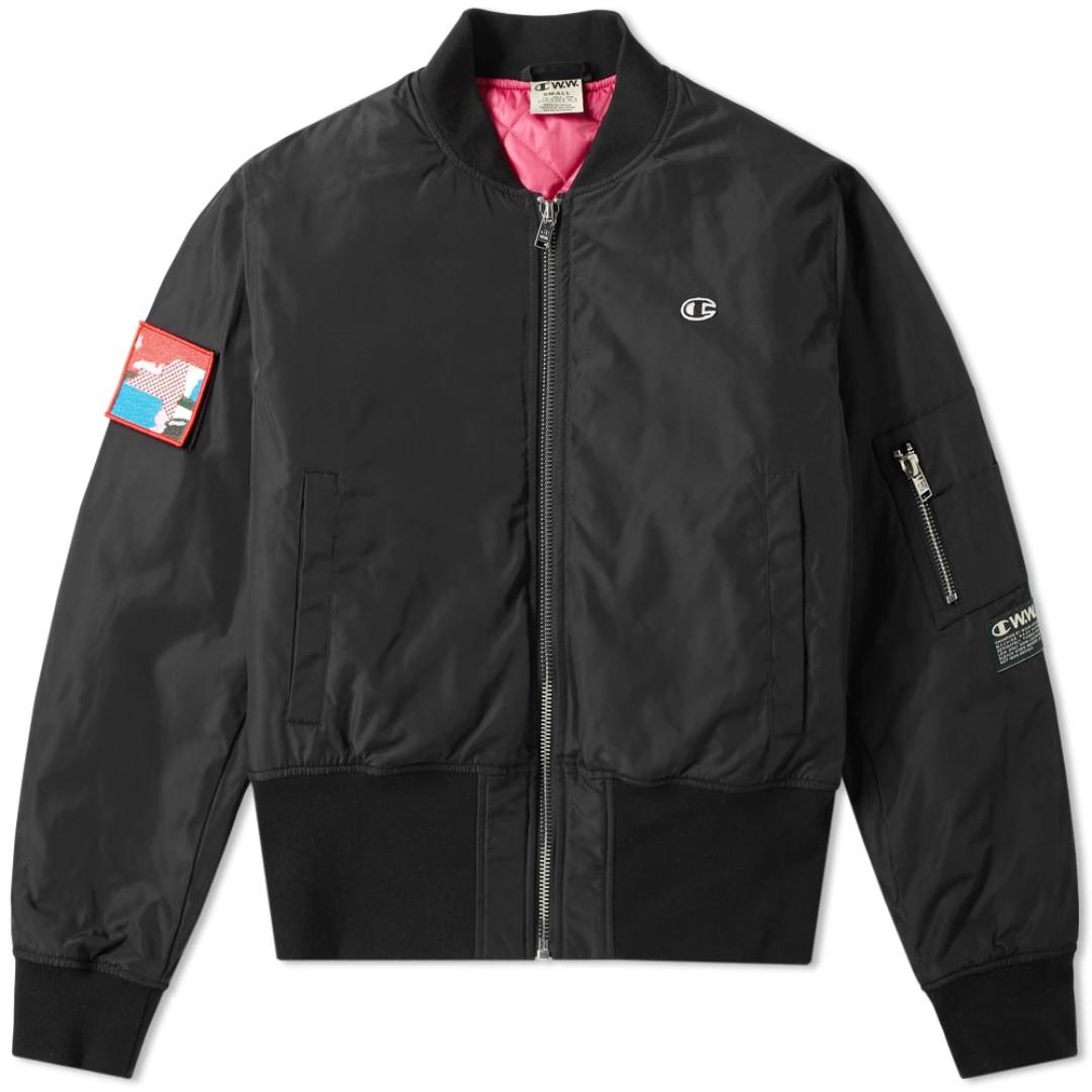 black champion bomber jacket