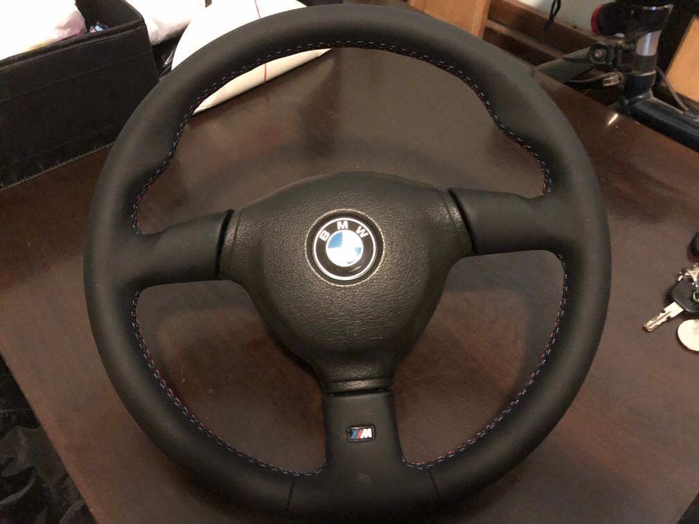 BMW E36 Steering wheel, Car Accessories, Accessories on Carousell