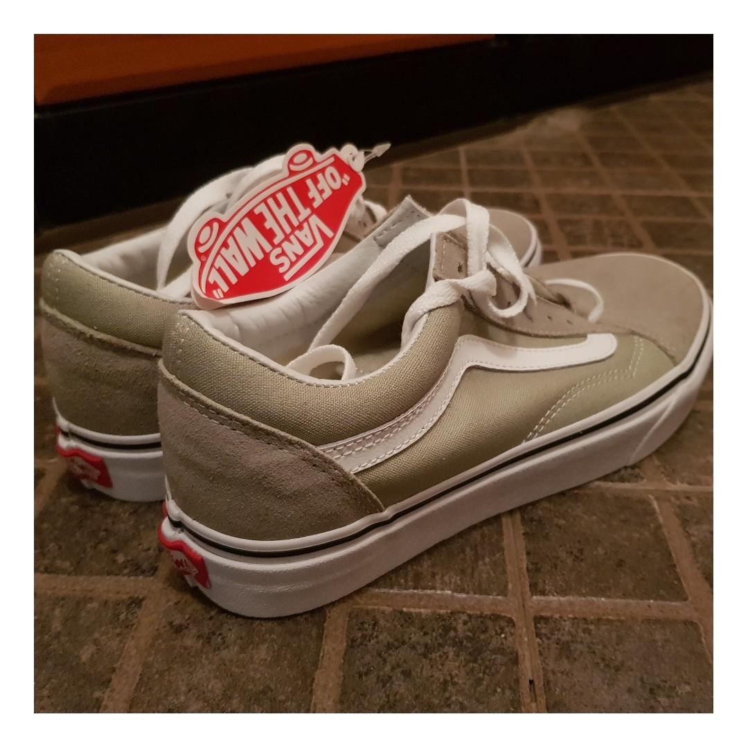 Vans old skool desert sage true white store