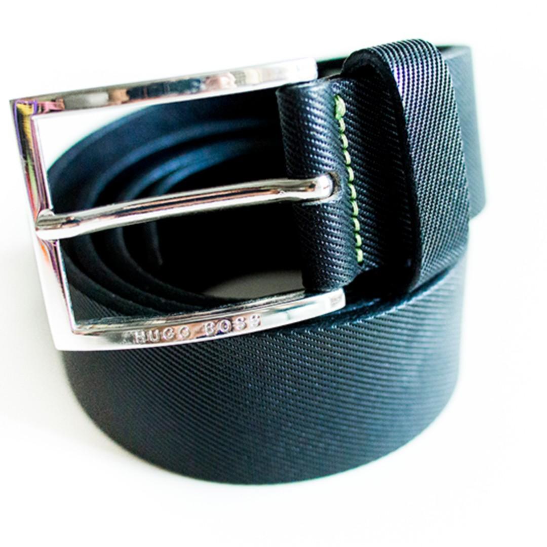 hugo boss black leather belt