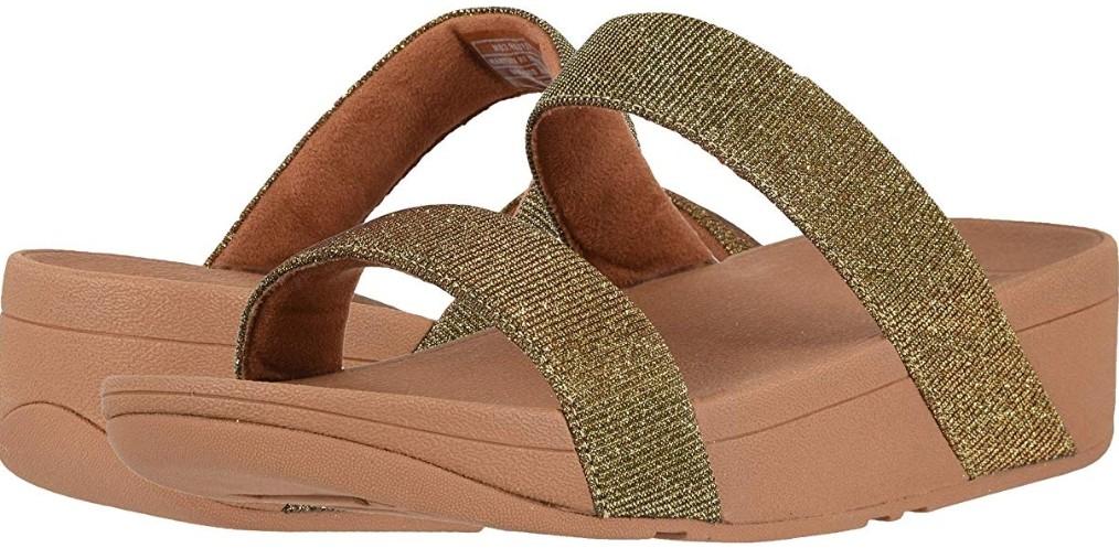Brand new Fitflop women s Lottie Glitzy slide Women s Fashion Footwear Flipflops and Slides on Carousell