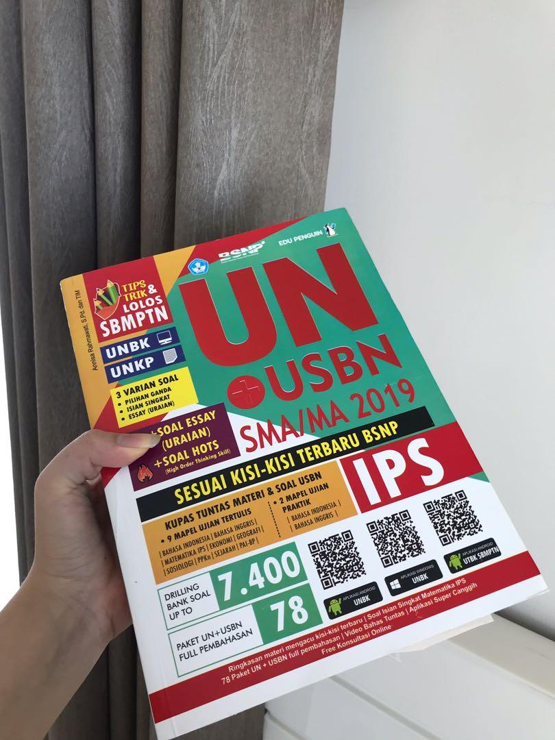 Buku Un Usbn Sma Ips Books Stationery Textbooks On Carousell