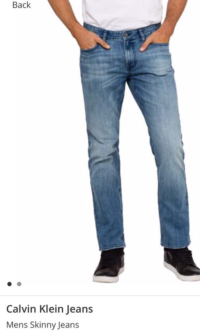 calvin klein men's skinny jeans