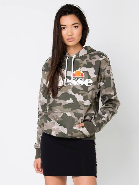 ellesse camo hoodie
