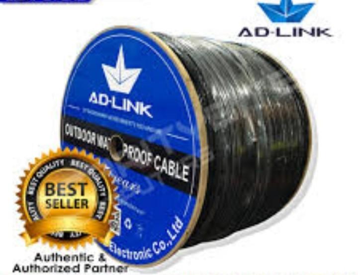 CAT6 Adlink UTP Cable Outdoor 305m (Category: Networking) located in Quezon City. Submitted by goodviberco (Listing ID 236386143, Image 1). Description: Other Brand Philflex Amax.