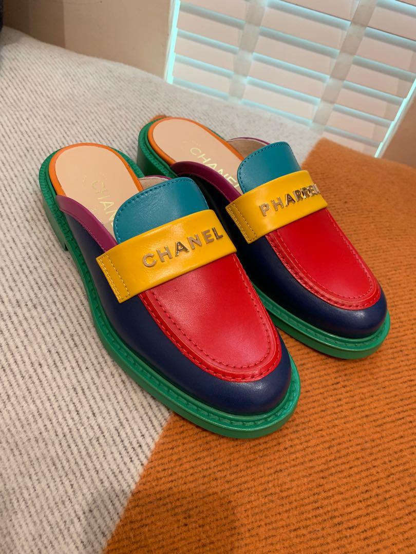 chanel pharrell mules